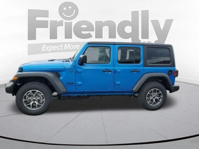 New 2026 Hydro Blue Pearl-Coat Exterior Paint Jeep Sport S image 2