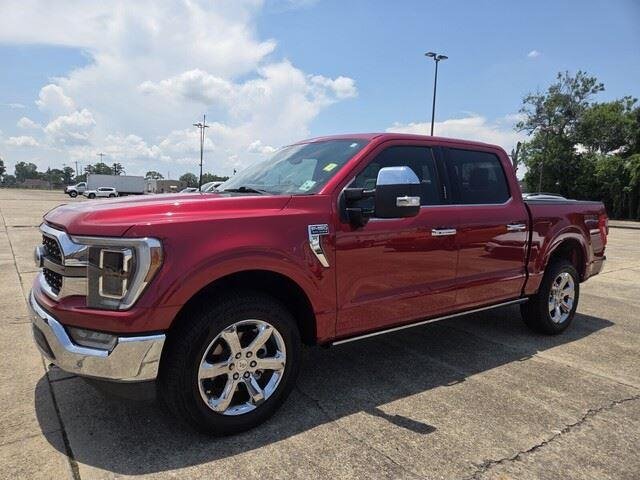 Used 2023 Rapid Red Metallic Tinted Clearcoat Ford King Ranch image 9