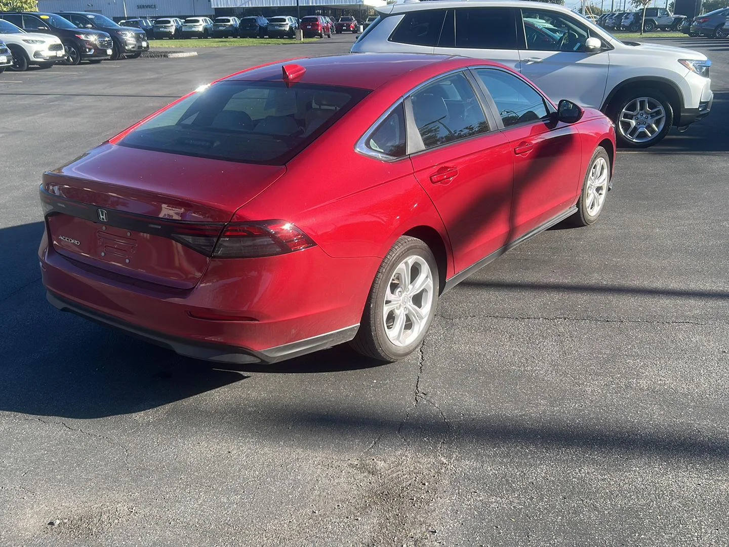 Used 2025 Radiant Red Metallic Honda LX image 6