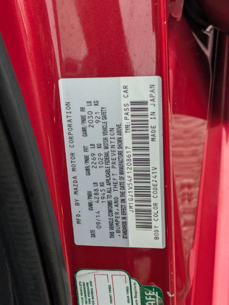 Used 2015 Red Mazda i Touring image 29