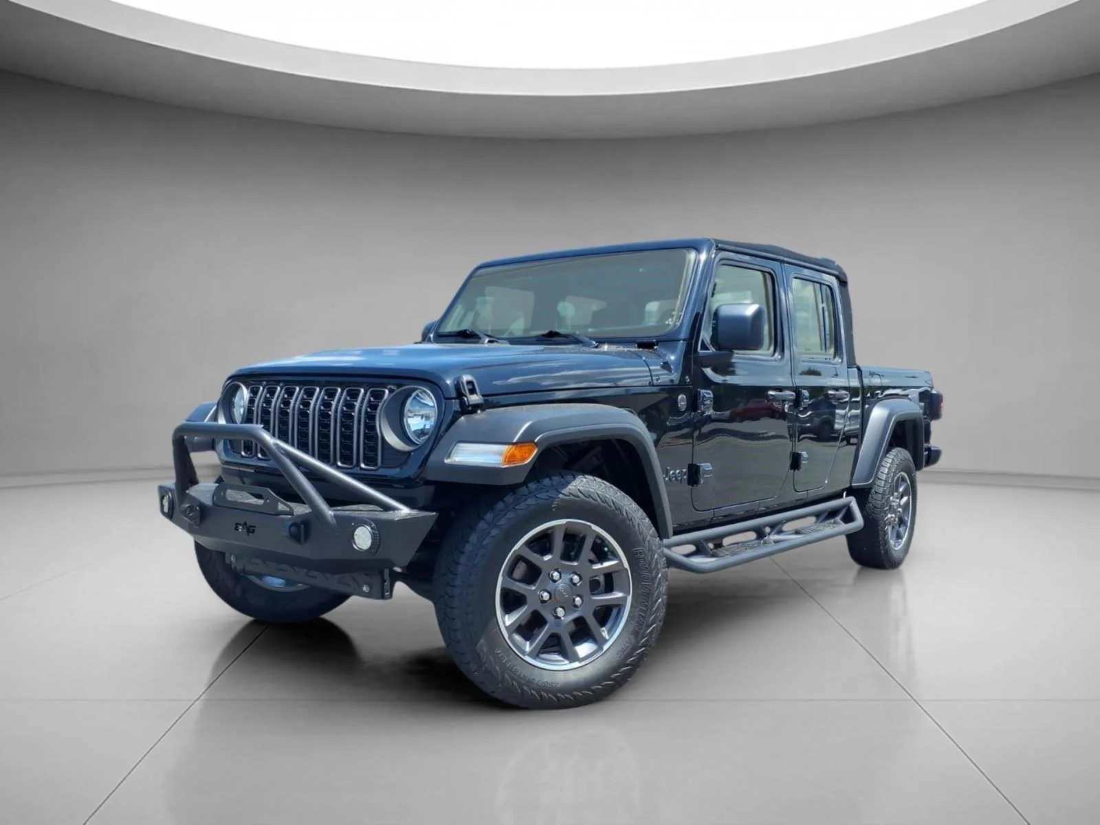 Used 2024 Black Clearcoat Jeep Sport image 1