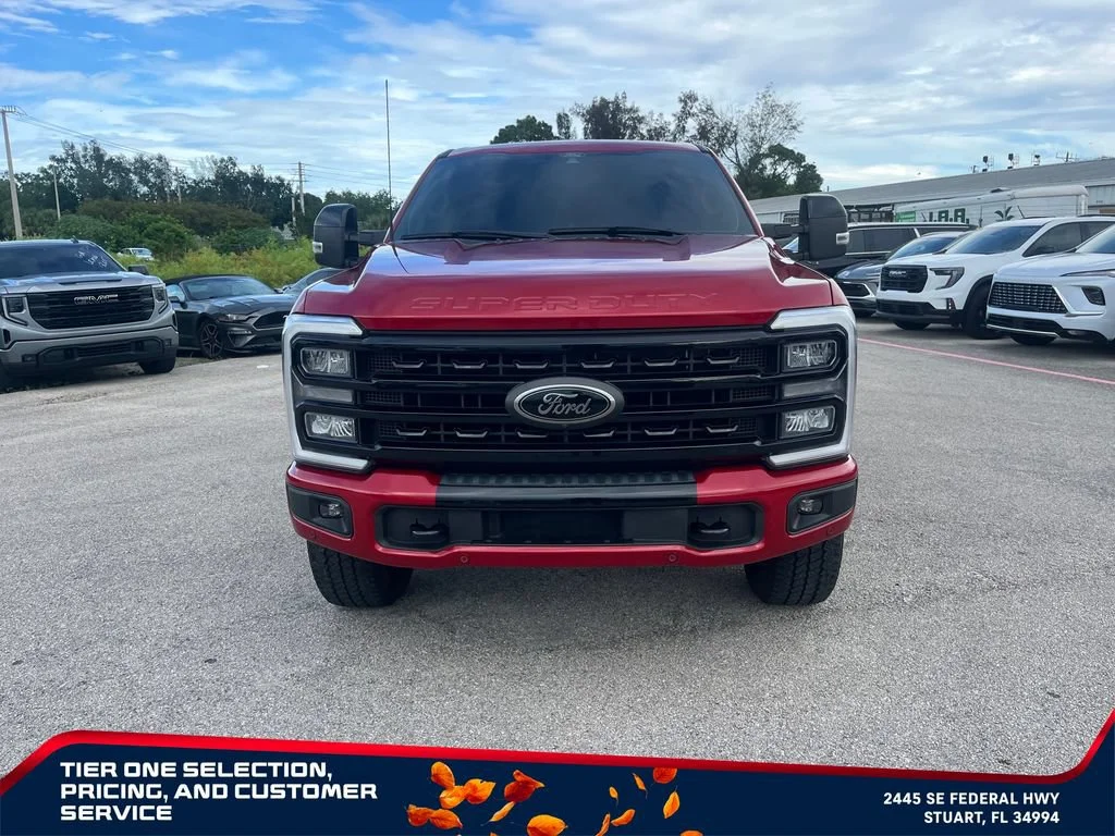 Used 2024 Red Ford LARIAT image 3