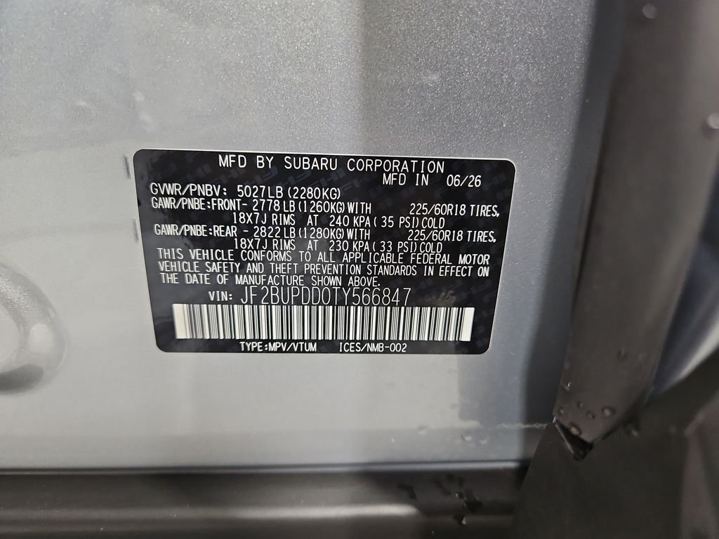 New 2026 Silver Subaru Limited image 30