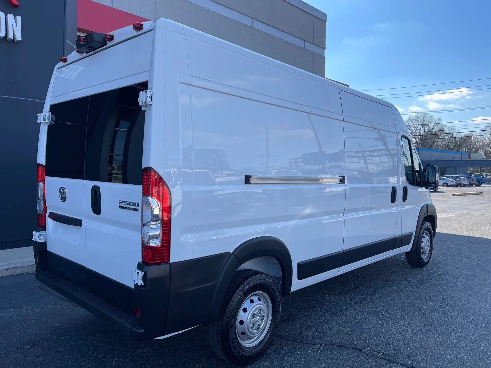 Used 2023 Bright White Clearcoat Ram High Roof image 7
