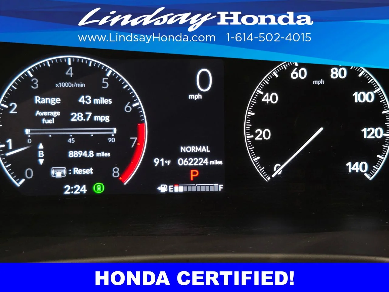 Certified Used 2023 Platinum White Pearl Honda EX image 15