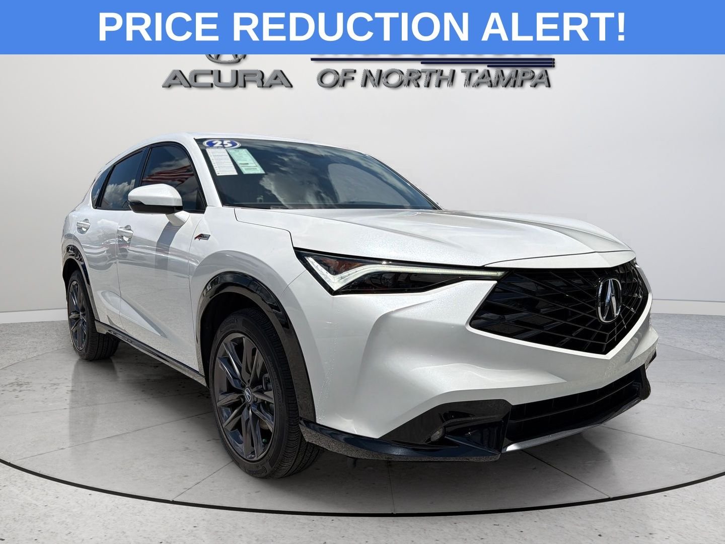 Certified Used 2025 Platinum White Acura A-Spec Package image 1