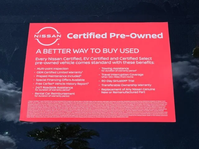 Certified Used 2023 Super Black Nissan SV image 4