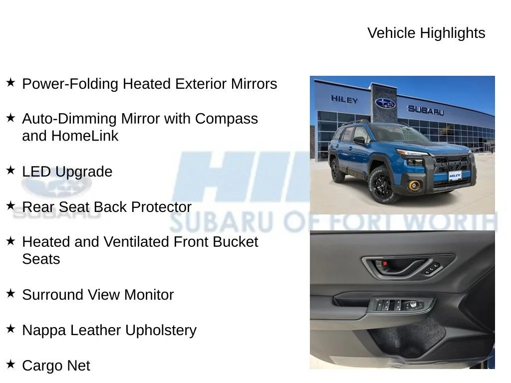 New 2026 GEYSER BLUE Subaru Wilderness image 10