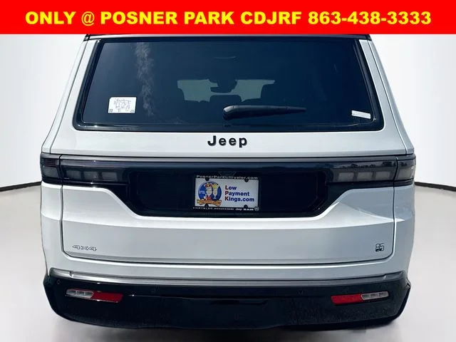 New 2026 Bright White Clear-Coat Exterior Paint Jeep Grand Wagoneer image 6