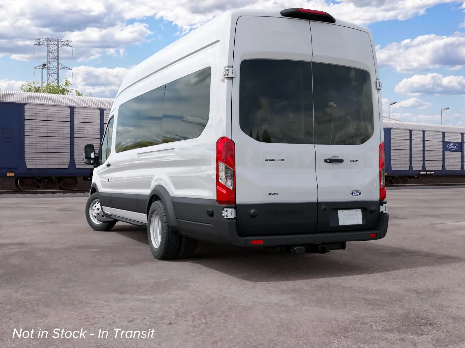New 2027 Oxford White Ford Passenger Van XLT image 8