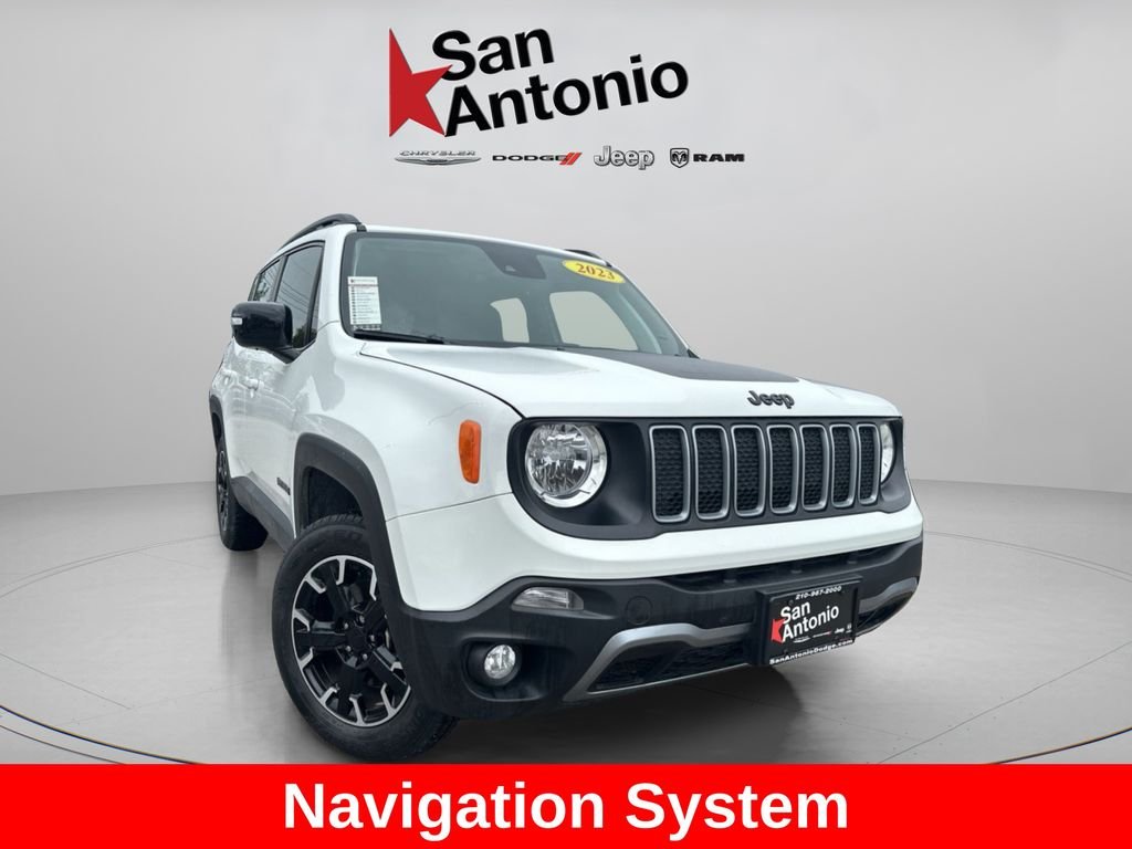 Certified Used 2023 White Jeep Altitude image 2