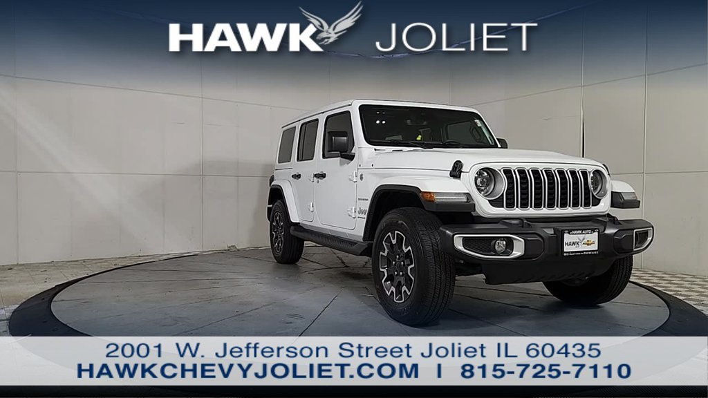 Used 2024 White Jeep Sahara image 1