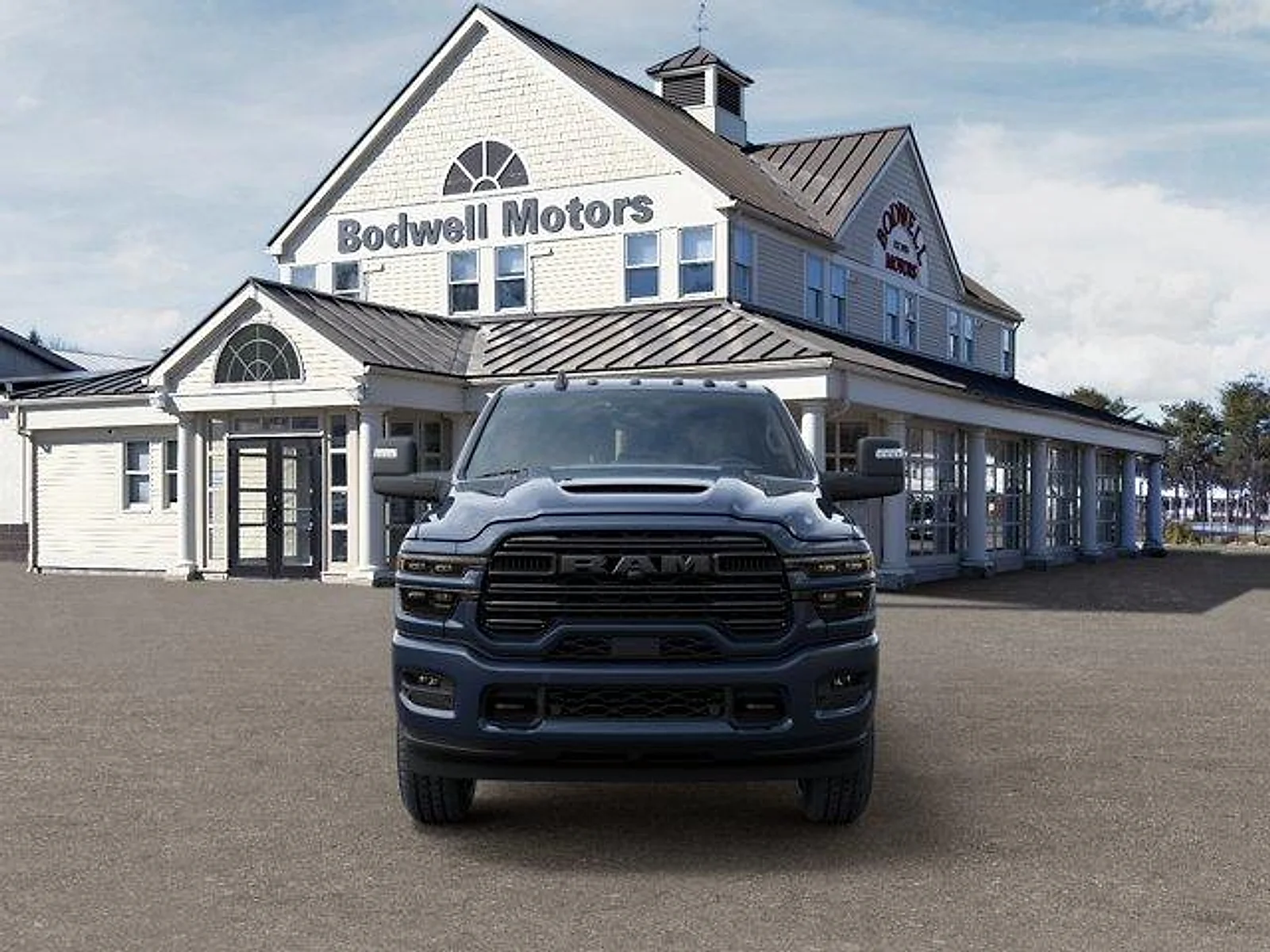 New 2026 Forged Blue Metallic Exterior Paint RAM Laramie Crew Cab 4x4 6