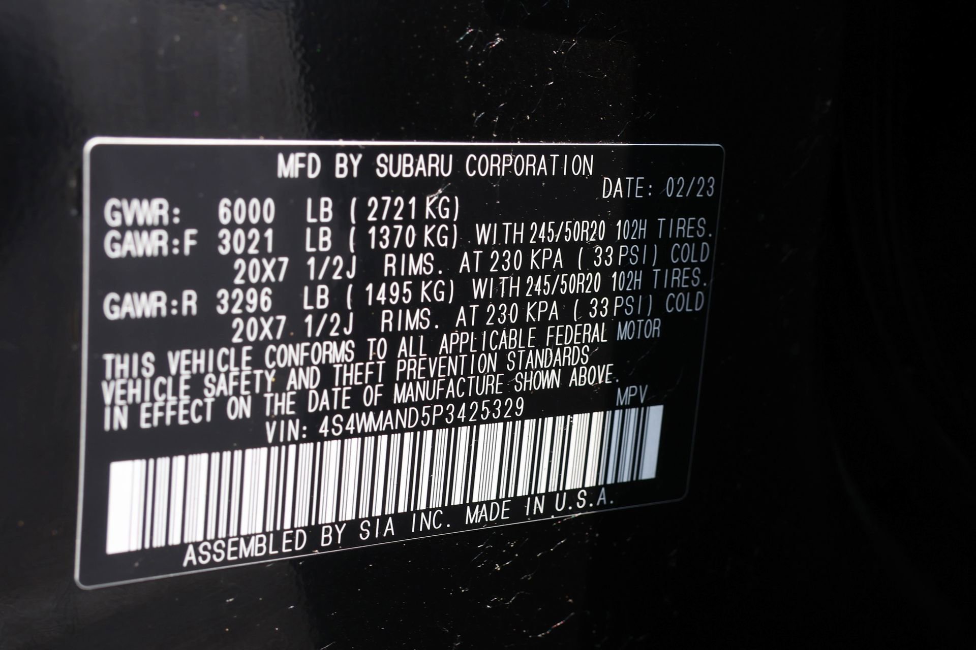 2023 SUBARU ASCENT - Image 46