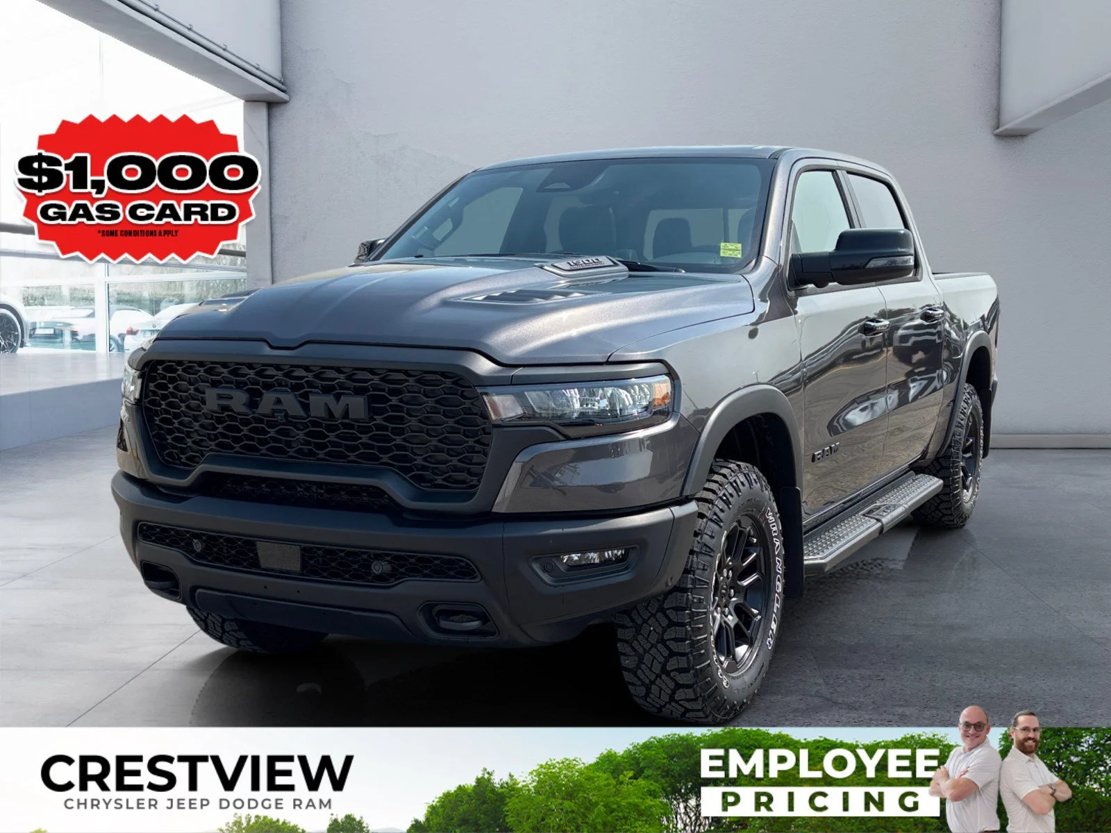 New 2026 Granite Crystal Metallic Ram Rebel image 1