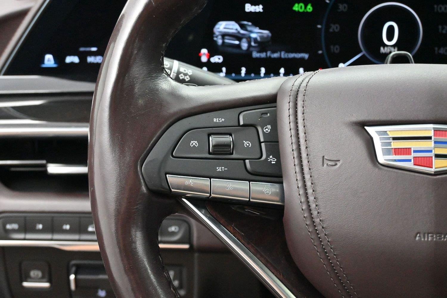 Used 2021 Crystal White Tricoat Cadillac Sport Platinum image 18