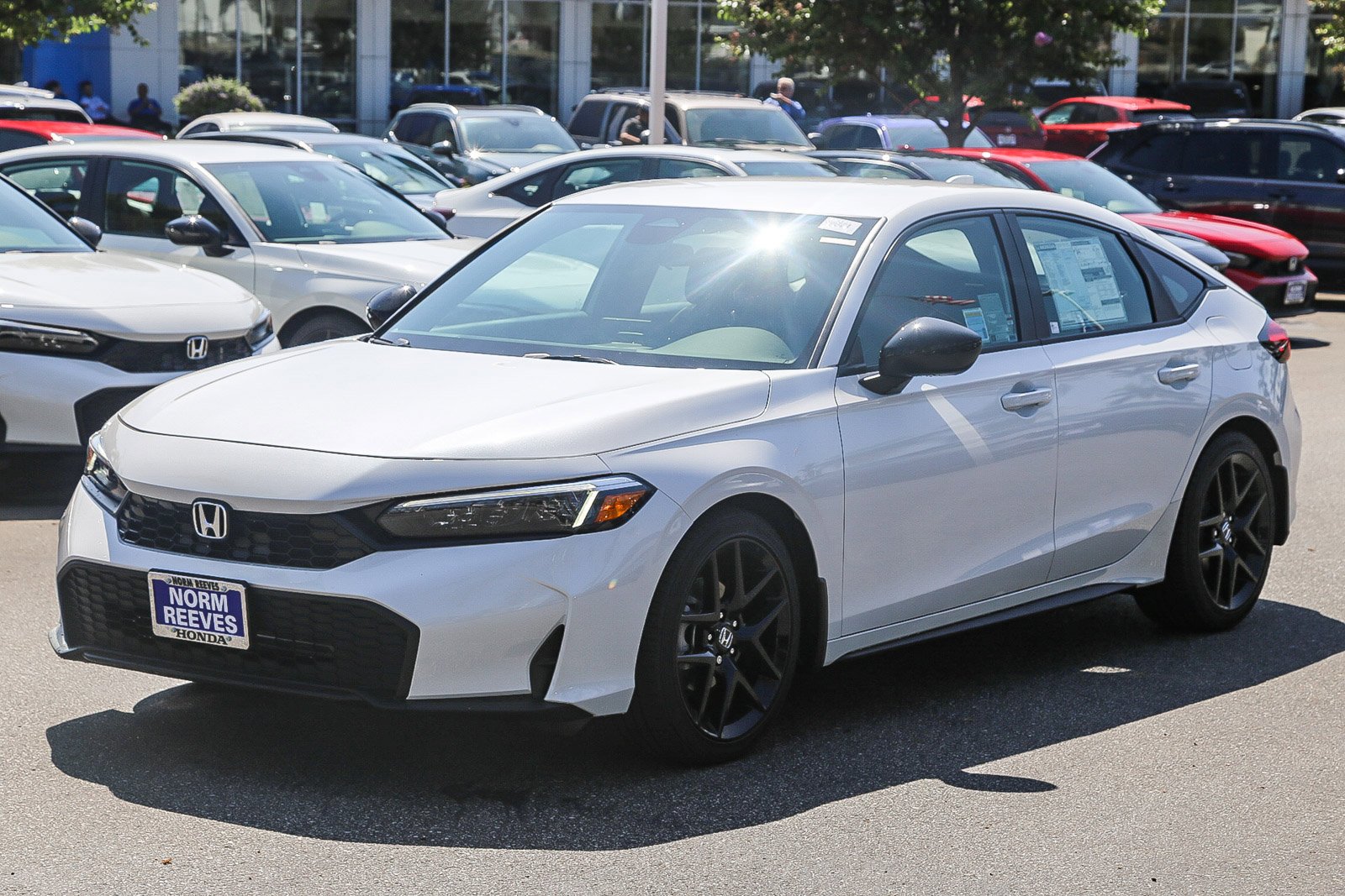New 2026 Platinum White Pearl Honda Sport CVT image 3