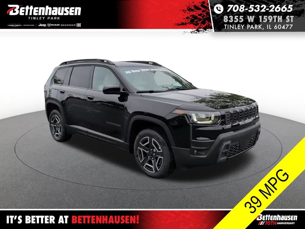New 2026 Diamond Black Crystal Pearl-Coat Exterior Paint Jeep Limited image 3