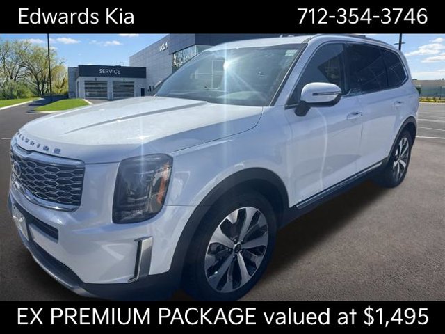 Used 2020 White Kia EX image 1