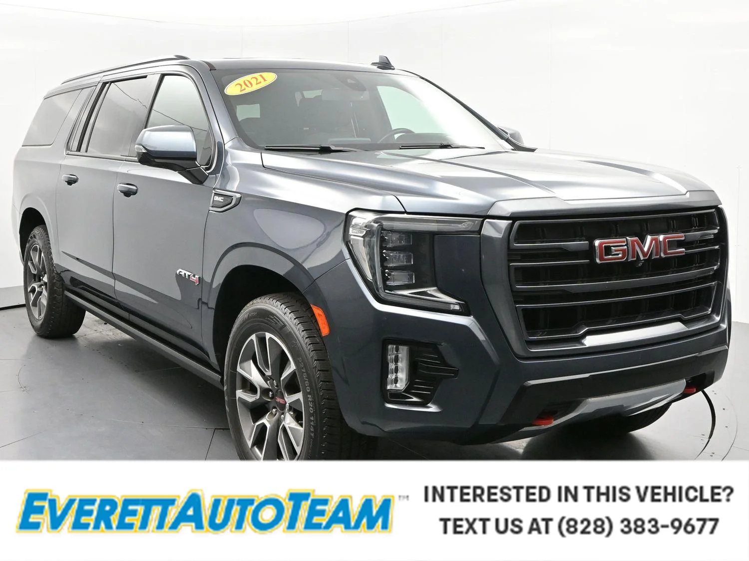 Used 2021 Dark Sky Metallic GMC AT4 image 1
