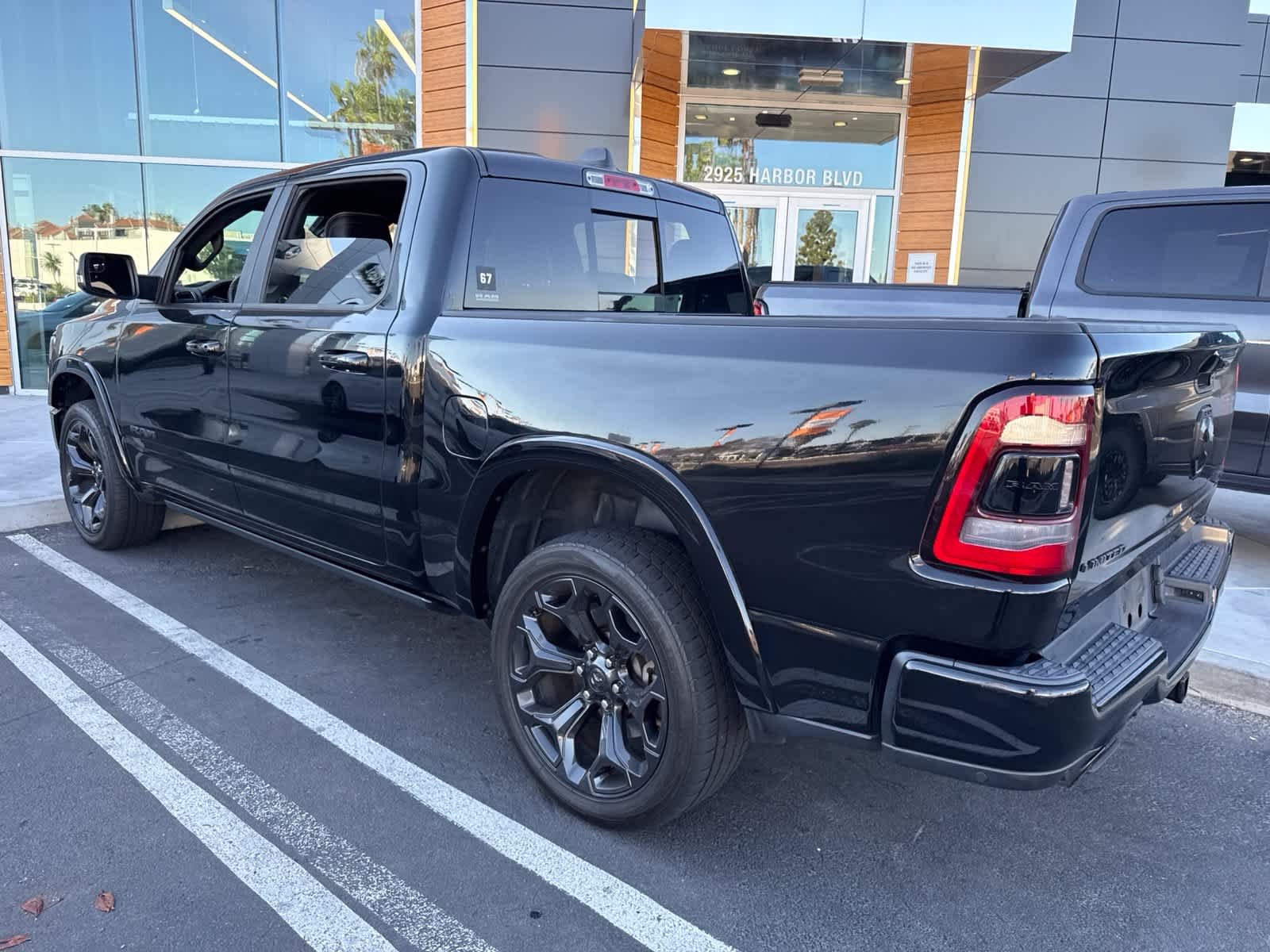 Used 2021 Diamond Black Crystal Pearlcoat Ram Limited image 14