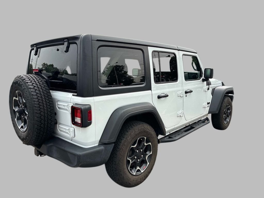 Used 2021 White Jeep Unlimited Sport S image 7