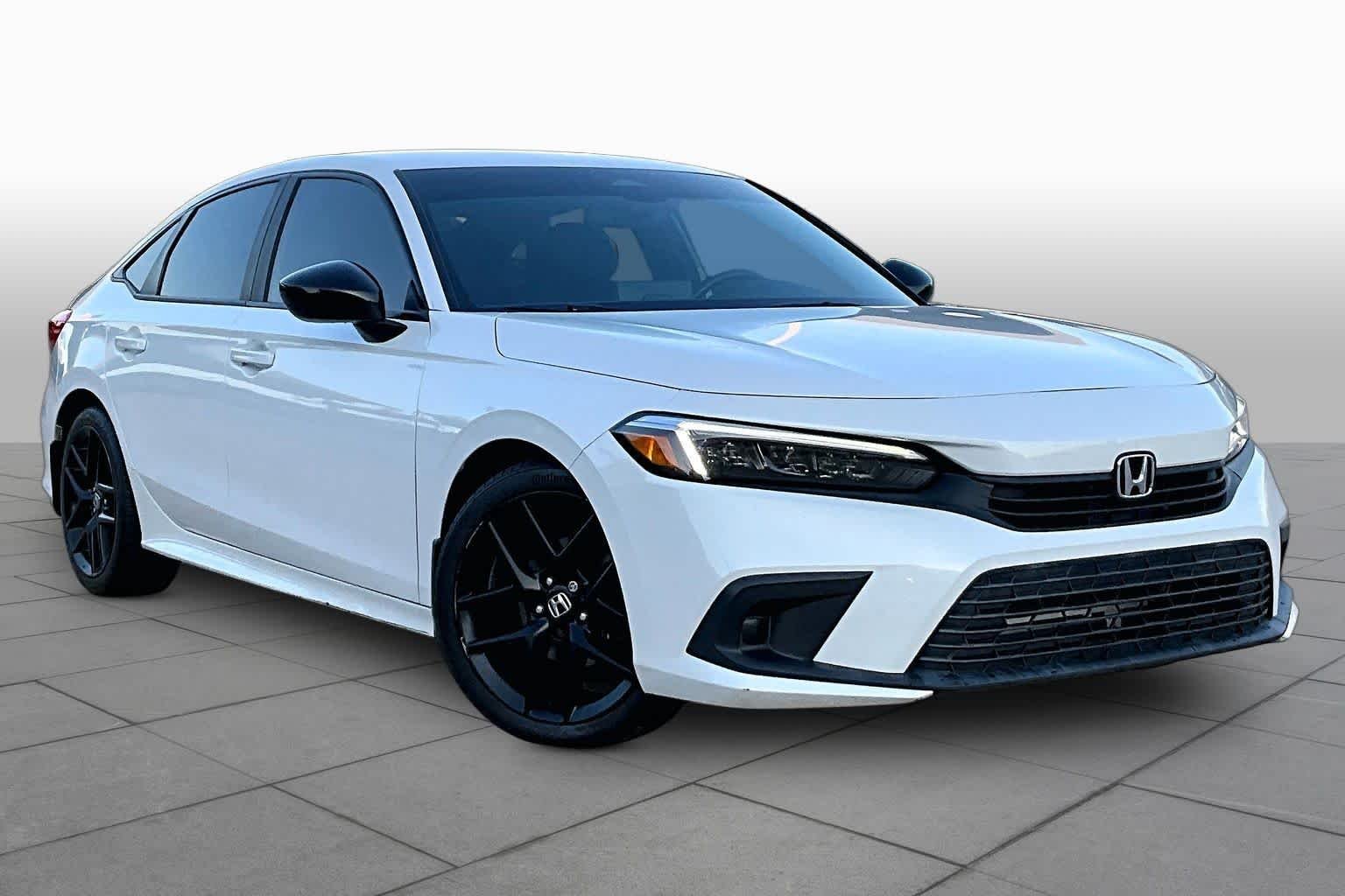 Used 2022 Platinum White Pearl Honda Sport image 2