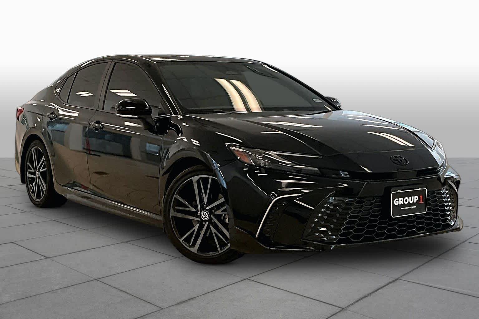 Used 2025 Midnight Black Metallic Toyota XSE image 2