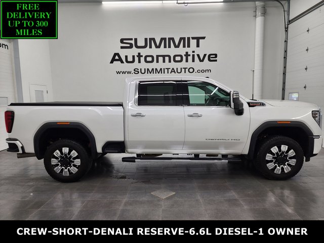 2024 GMC Sierra 2500 Denali: CREW-SHORT-DENALI RESERVE-TECH-6.6L DIESEL-MOON-MAX TRAILER-1 OWNER