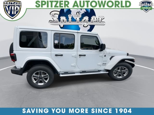 Used 2021 White Jeep Unlimited Sahara image 10