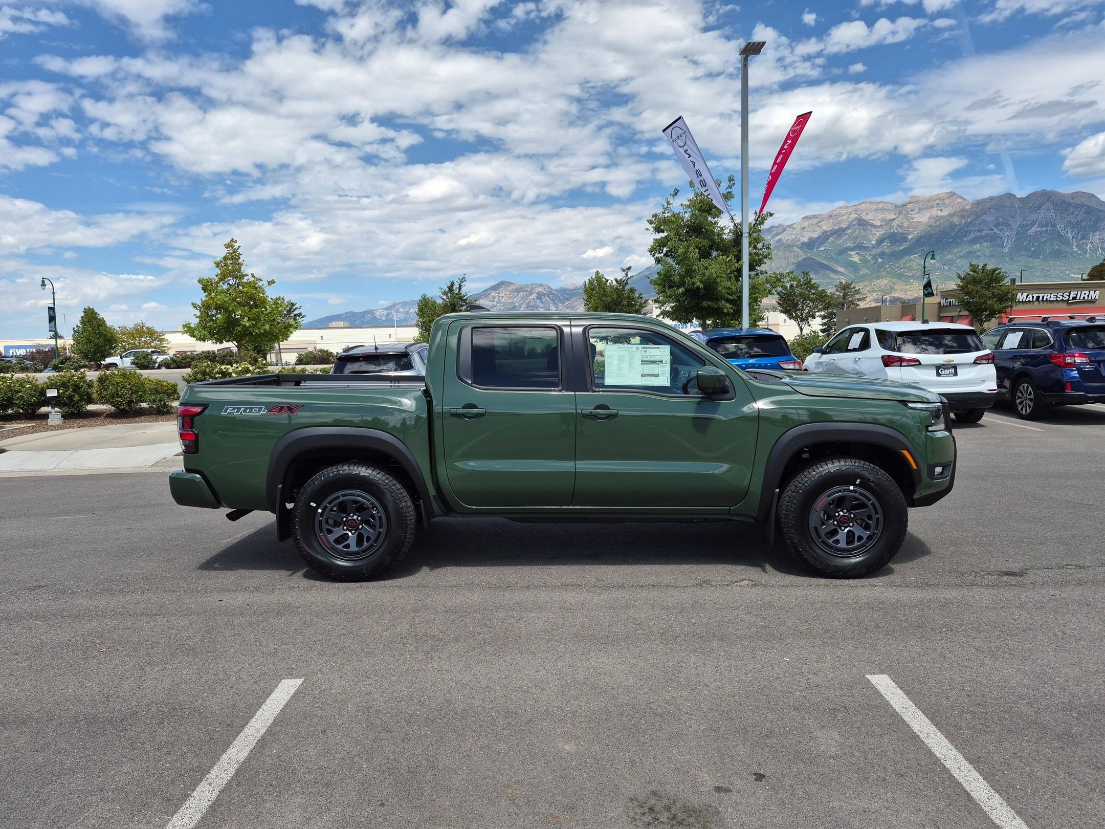 New 2026 Tactical Green Metallic Nissan Crew Cab PRO-4X® image 2