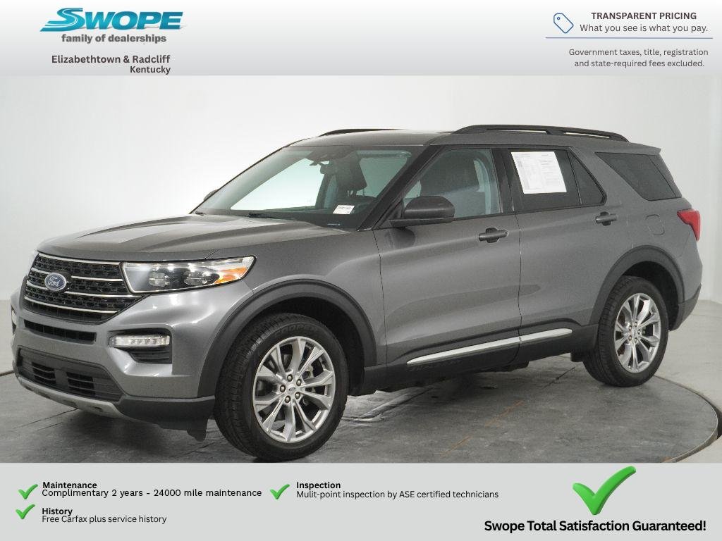 Used 2021 Carbonized Gray Metallic Ford XLT image 7