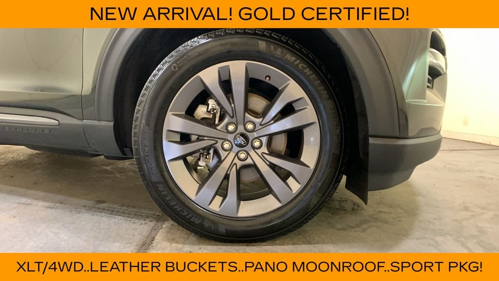 Certified Used 2023 Green Metallic Ford XLT image 9