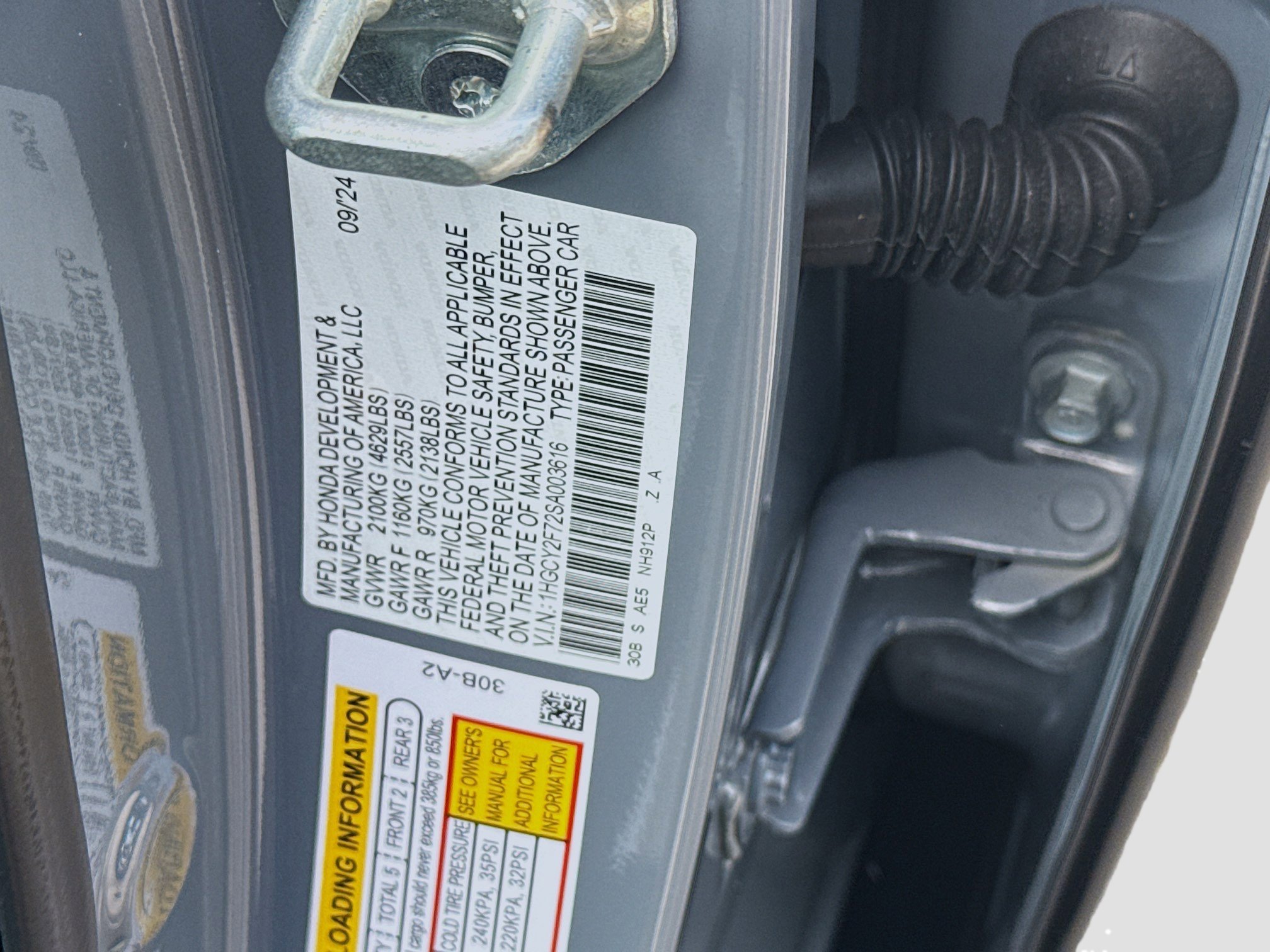 2025 Honda Accord Hybrid Sport-L - Photo 37