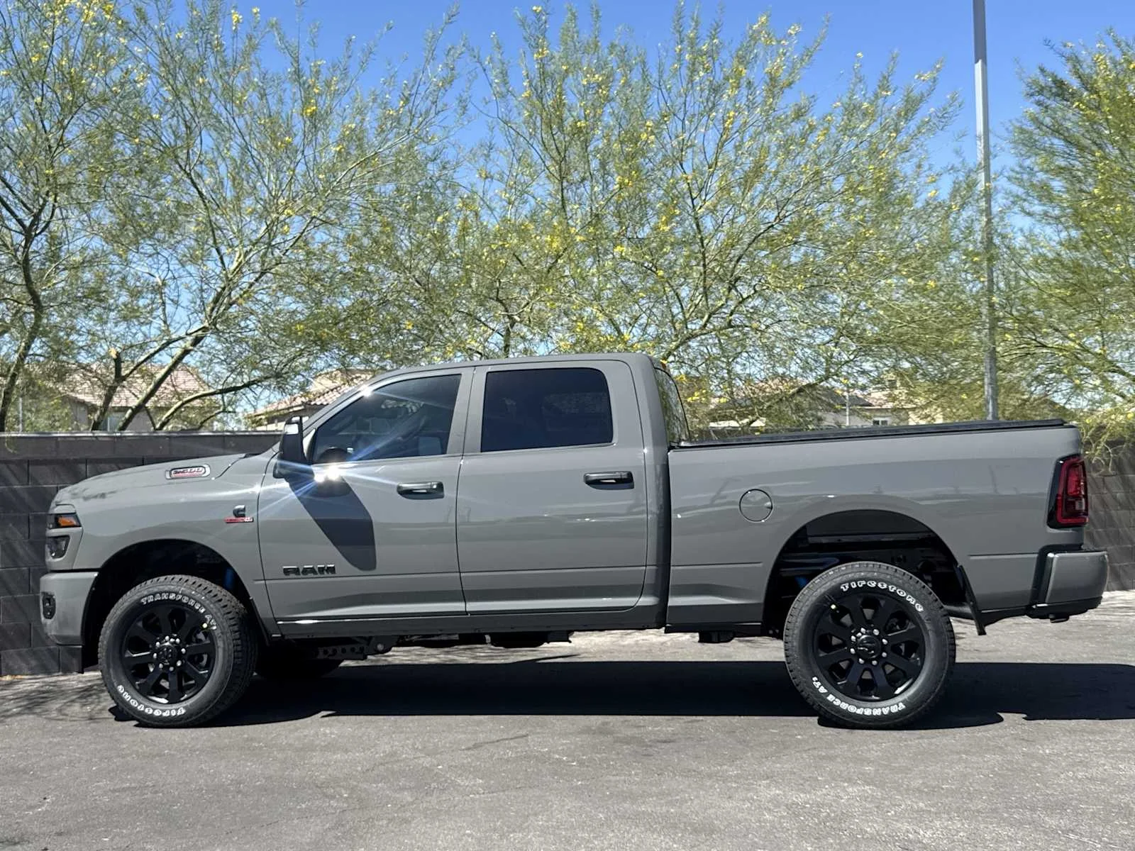 New 2026 Ceramic Gray Clear-Coat Exterior Paint RAM Big Horn image 5