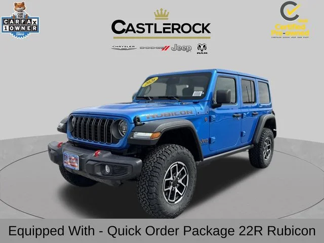 Used 2026 Blue Jeep Rubicon image 1