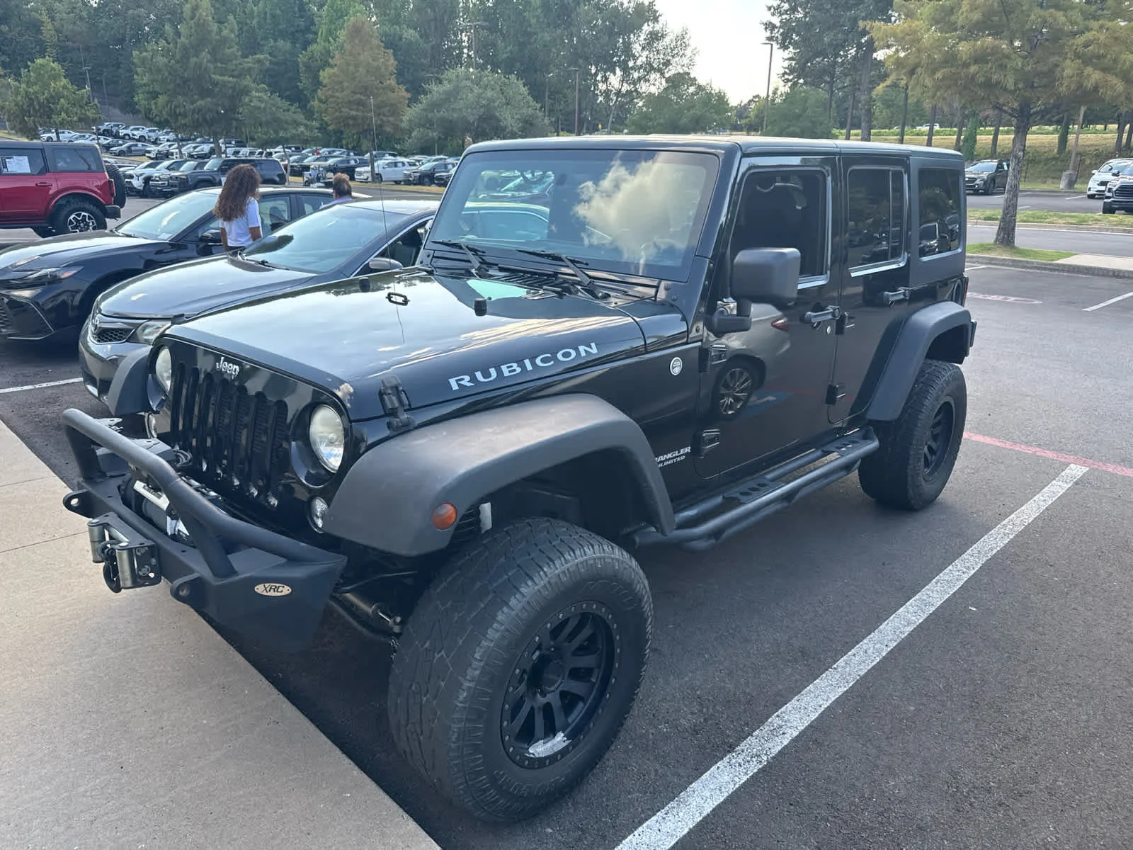 Used 2015 Black Clearcoat Jeep Rubicon image 2