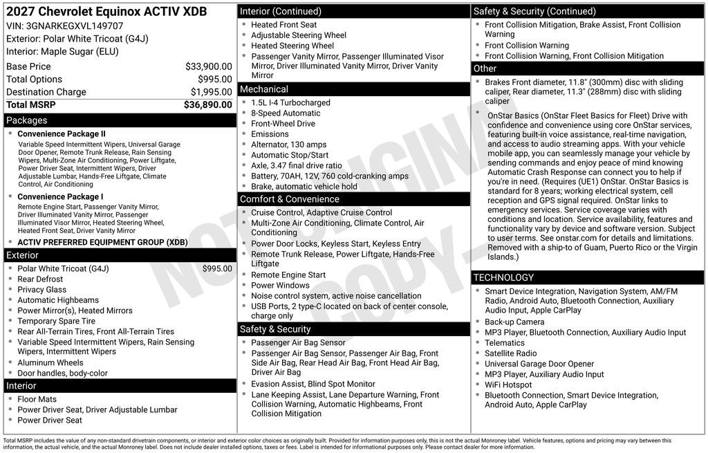 2027 Chevrolet Equinox ACTIV - Photo 26