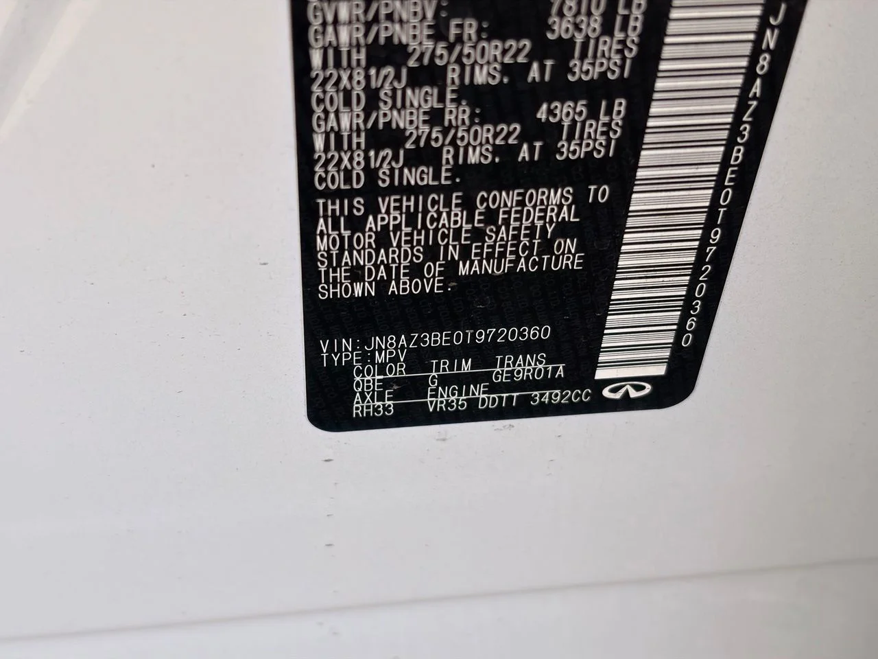 Certified Used 2026 Radiant White INFINITI Luxe image 32