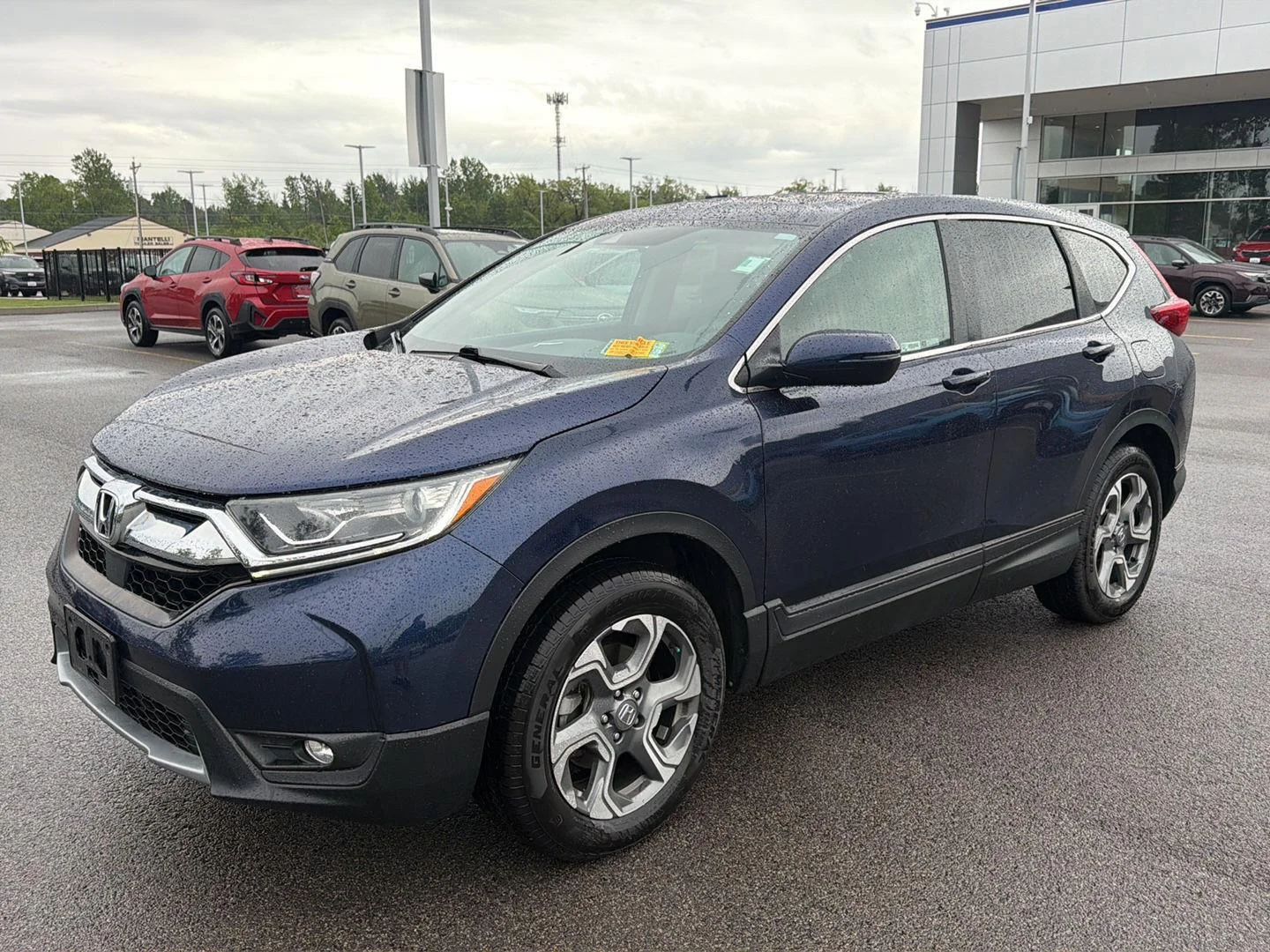 Used 2019 Obsidian Blue Pearl Honda EX image 8