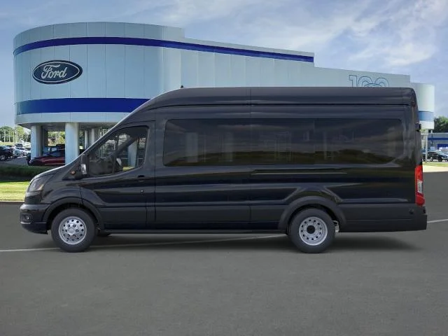New 2026 Agate Black Metallic Ford Passenger Van XLT image 3