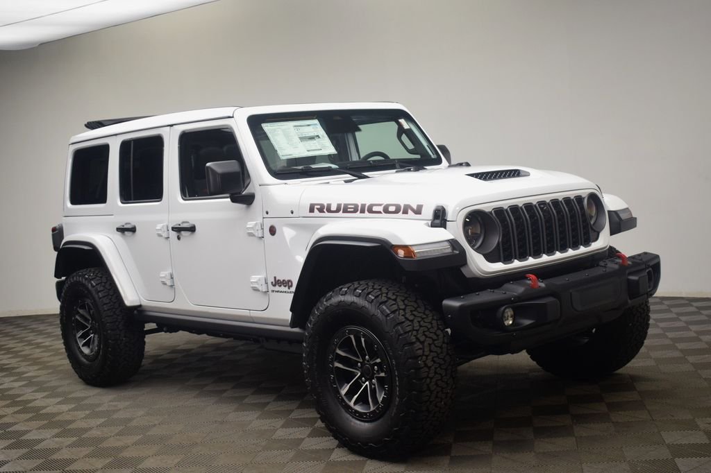 New 2026 Bright White Clear-Coat Exterior Paint Jeep Rubicon X image 2