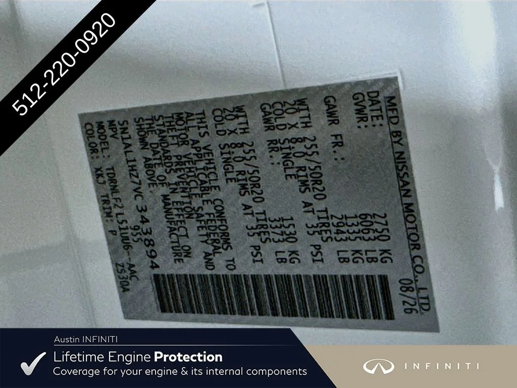 New 2027 White INFINITI Autograph image 44