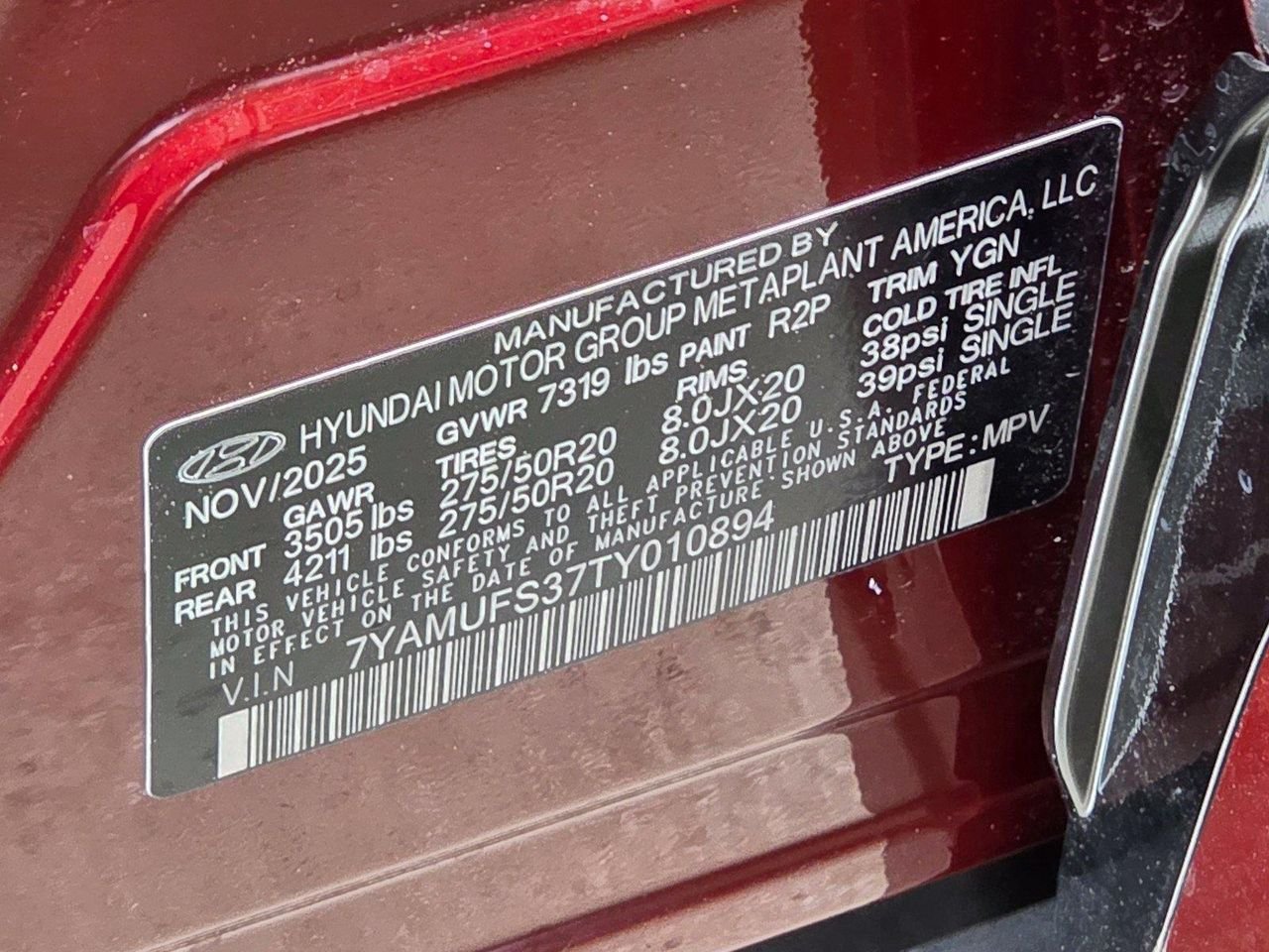 New 2026 Ultimate Red Hyundai SEL image 35