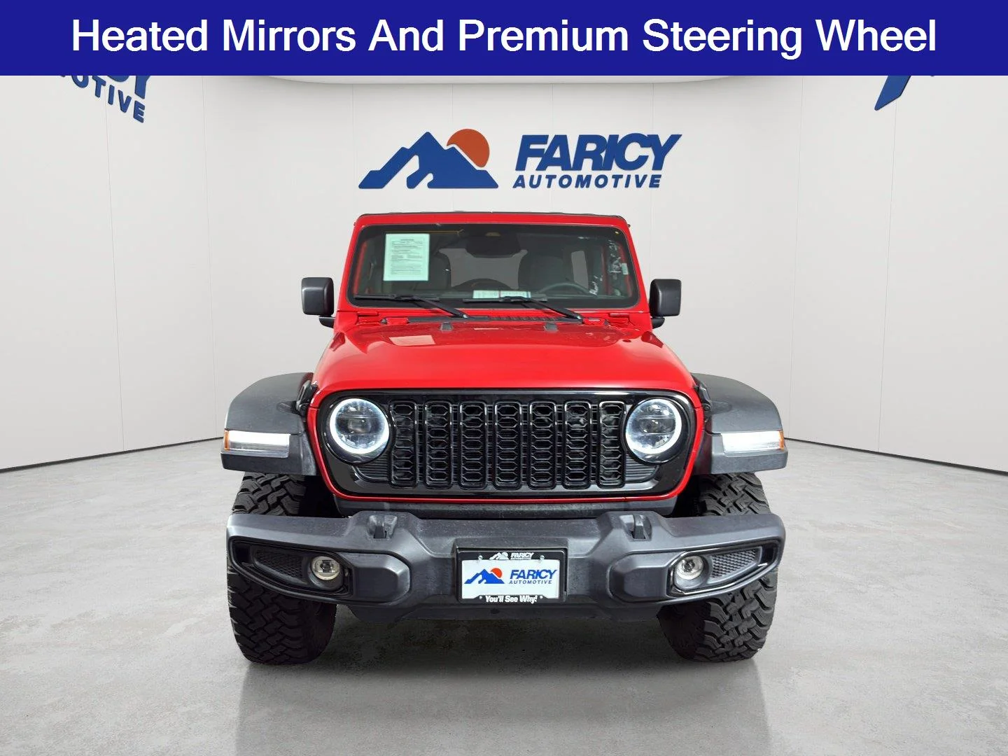 Used 2025 Firecracker Red Clearcoat Jeep Willys image 4