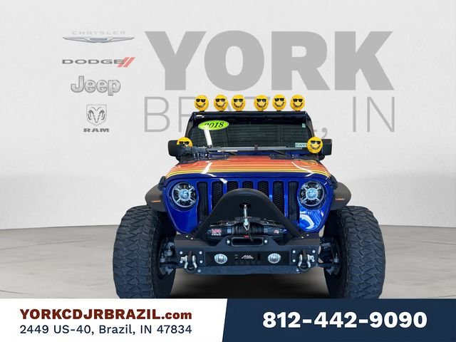 Used 2018 Blue Jeep Unlimited Sport S image 8