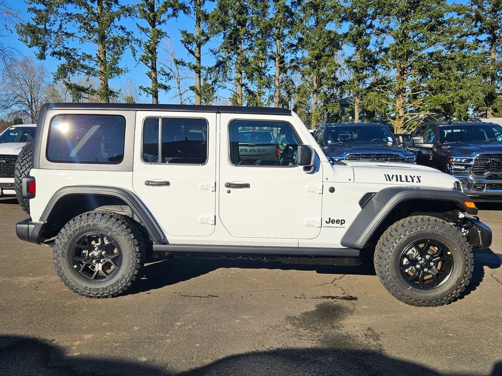New 2026 Bright White Clear-Coat Exterior Paint Jeep Willys image 8