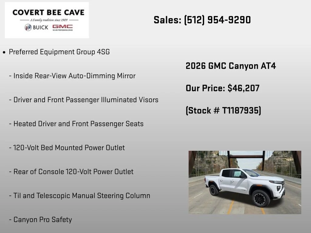 New 2026 Summit White GMC AT4 image 12