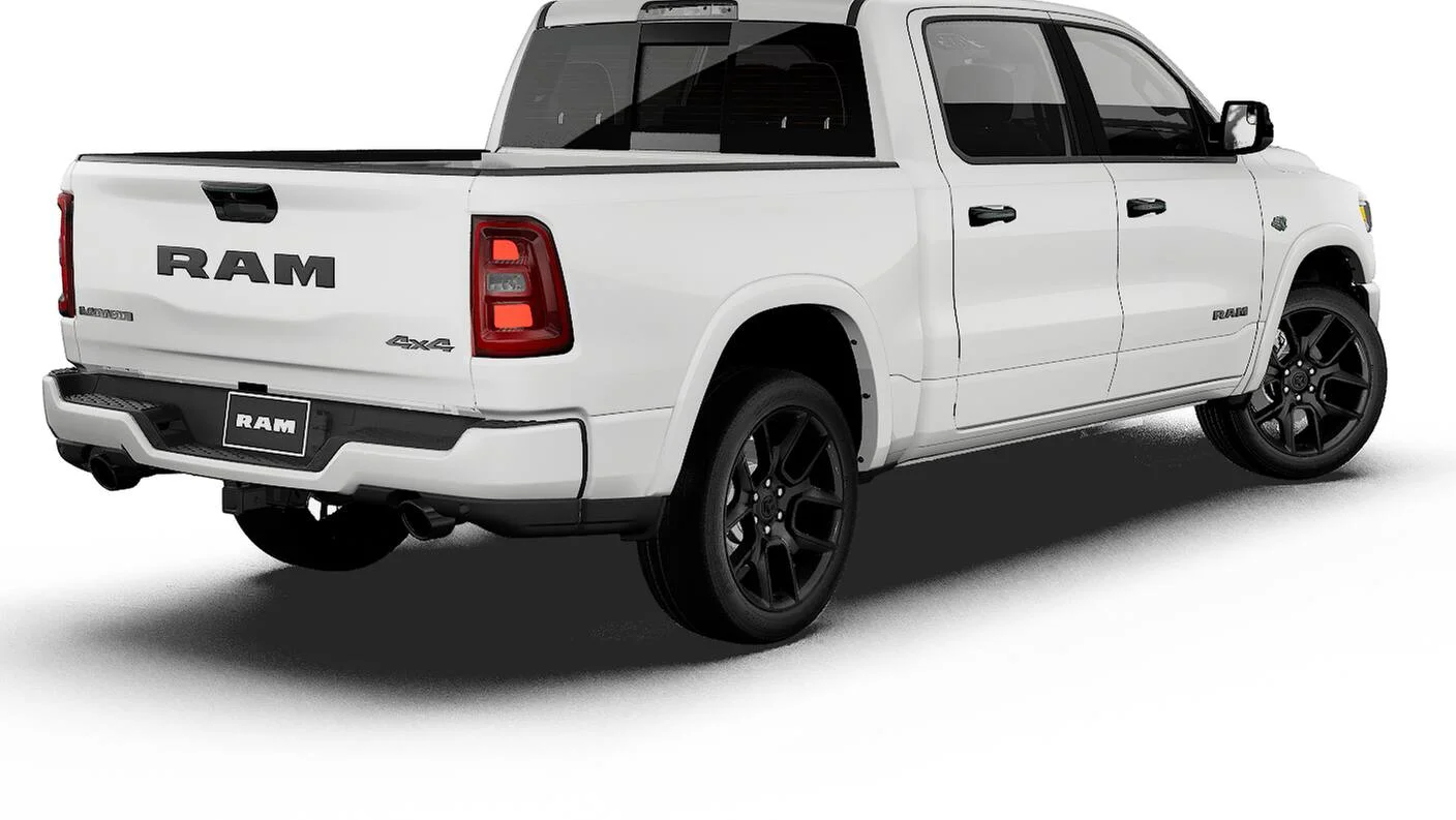New 2027 Bright White Clear-Coat Exterior Paint RAM LARAMIE image 2