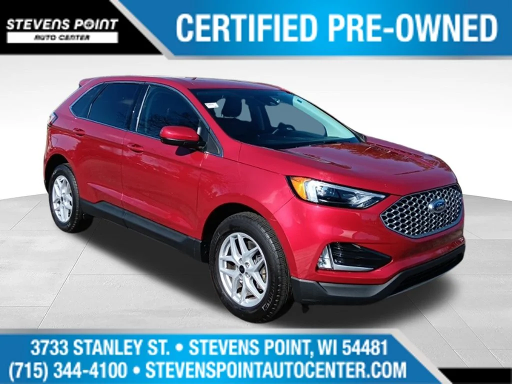 Used 2023 Rapid Red Metallic Tinted Clearcoat Ford SEL image 11